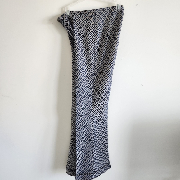 Fendi Authentic Women’s Logo Jacquard Pants Size US 8 - Picture 6 of 11